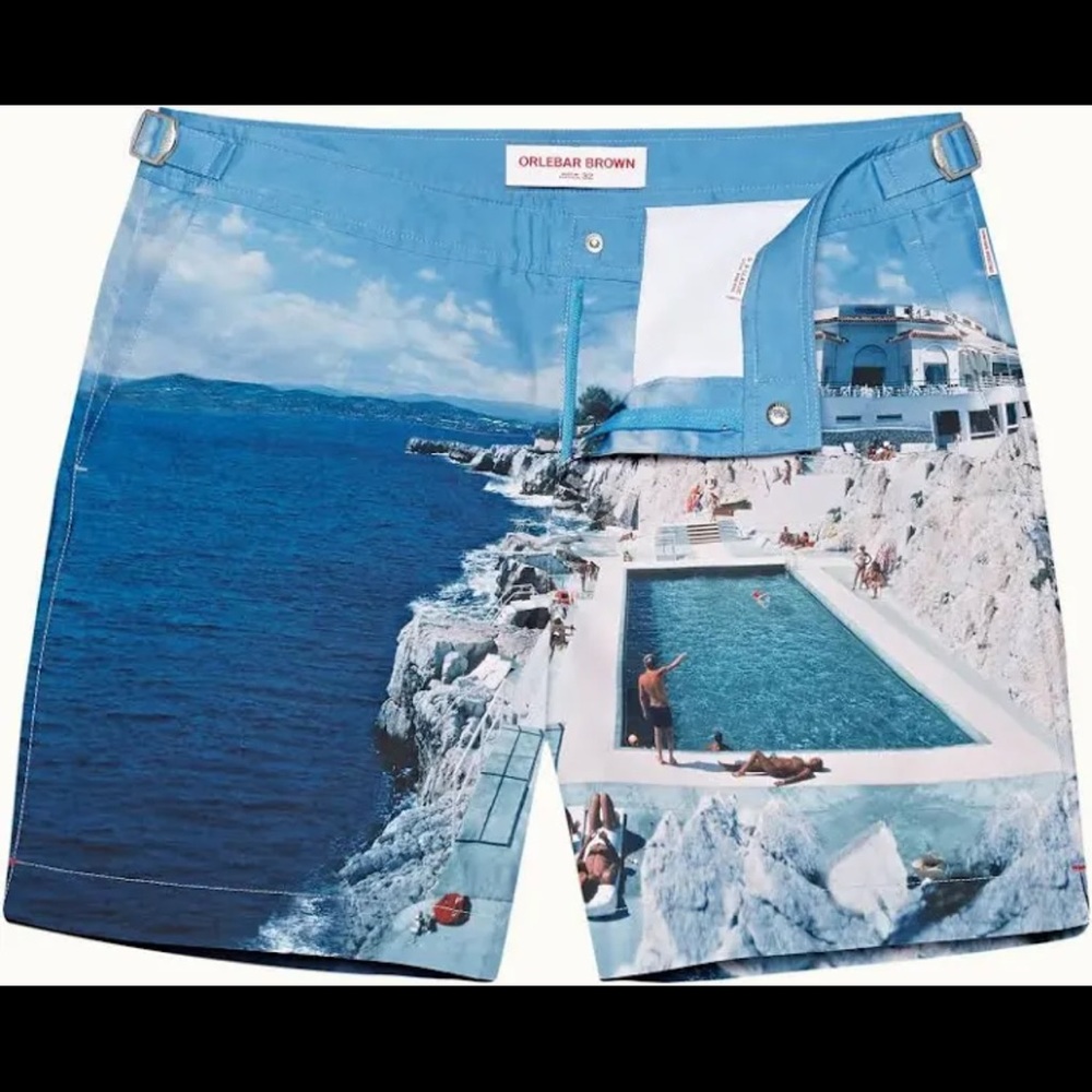 Orlebar Brown Roc Pool Mid- Length Swim Shorts